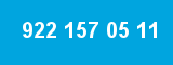 922 157 05 11 922 157 05 11